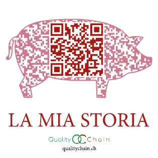 QR Code shaped like pig